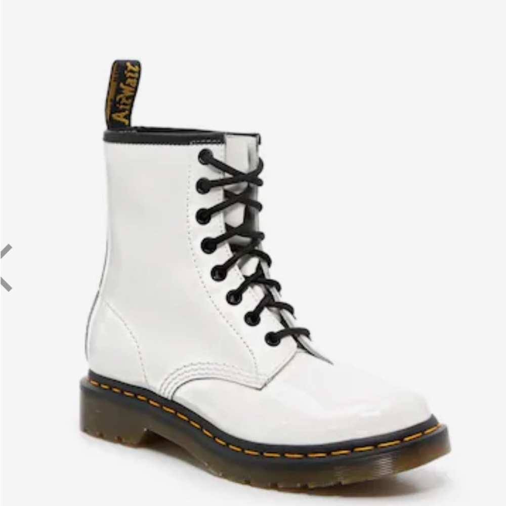 White Doc Martens! Barely worn!